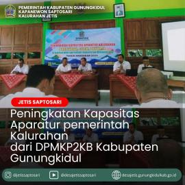 Peningkatan Kapasitas Pemerintah Kalurahan dari DPMKP2KB Kabupaten Gunungkidul